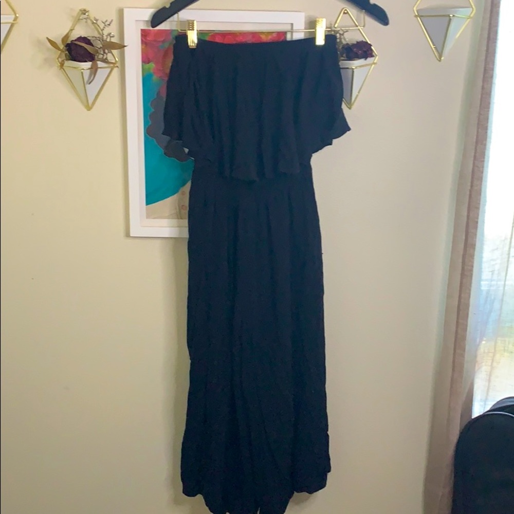 Black glory sleeveless romper